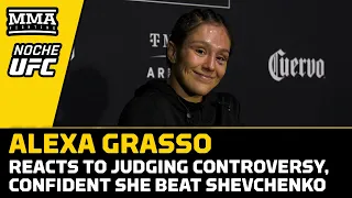 Alexa Grasso Reacts To Judging Controversy, Confident She Beat Valentina Shevchenko | Noche UFC