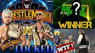 Rock vs Cody🤯🤯,Bloodline ,Cody vs Logan Paul,MITB winner#wwe #viral #trending #news #youtube #sports