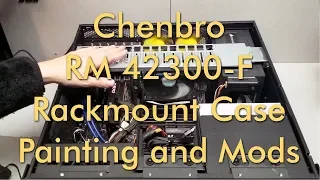 Chenbro RM42300-F Rackmount Computer Case Mods and Build - BrendaEM