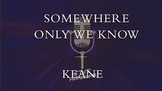 Keane  -  Somewhere Only We Know (Karaoke)