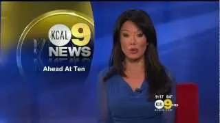 Sharon Tay 2012/07/27 CBS2/KCAL9 HD; Blue dress