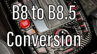 How to remove Audi s4 b8 shifter and install a b8.5 shifter (conversion)