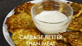 It's much better than meat!  Great cabbage recipe!