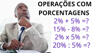 Porcentagem & operações