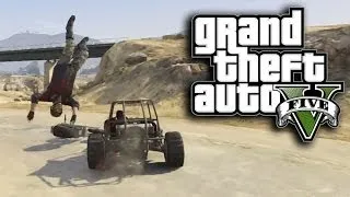 GTA 5 Funny Moments and Glitches! - Plane Glitch, Mean Tanks, Random Shenanigans & More!