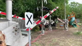 Adjusting the gate drop speed and snub on my railroad crossing