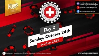 Day 2 of €550 Swiss Poker Open Main Events live from Kings Resort