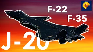 J-20 STEALTH vs F-22 / F-35 STEALTH. I discovered that...