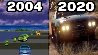 Graphical Evolution of Fast & Furious Games (2004-2020)