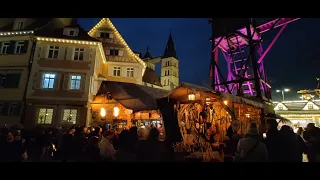 [4K] Historic Esslingen Medieval Christmas Market 2022 | Esslingen Weihnachtsmarkt 22 | Walking Tour