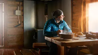 Arctic Cabin Cooking | Beef Stew | Lapland Finland