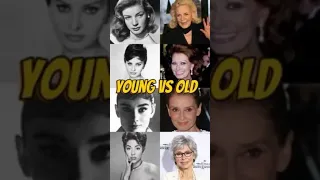 Hollywood Stars Young vs Old #vintagevisions