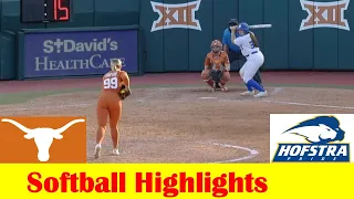 Hofstra vs #2 Texas Softball Game Highlights, March 2 2024