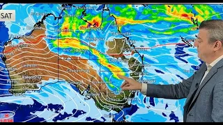 Australia 7 Day: Downpours for QLD & NSW, cooler for some