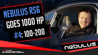 Nebulus RS6 goes 1.000 HP Teil 4: Finale & 100-200 km/h