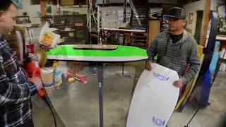 How a bodyboard is made. How a flowboard is made.