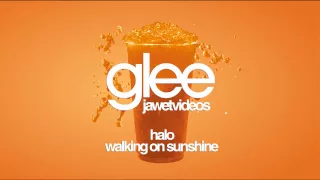 Glee Cast - Halo/Walking on Sunshine (karaoke version)