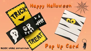 👻  HALLOWEEN 🎃  Thiệp bật bất ngờ Halloween | Halloween Pop Up Card - NGOC VANG Handmade