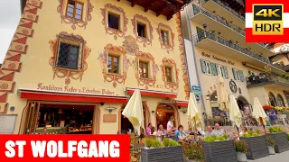 St Wolfgang Wolfgangsee Austria 🇦🇹 4K HDR Evening Virtual walking tour