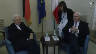Malta - Mattarella incontra il Presidente della Repubblica Federale di Germania (06.10.22)