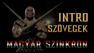 MK 11 - Baraka intro szövegei magyar szinkron