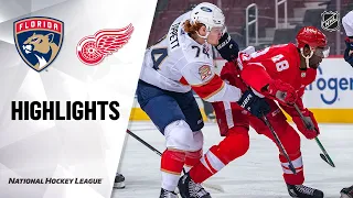 Panthers @ Red Wings 1/31/21 | NHL Highlights