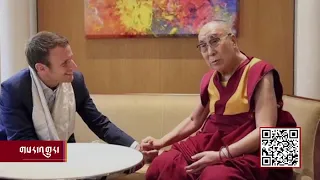 The Dalai Lama Congratulates President Macron for his re-election