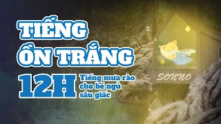 Tiếng Ồn Trắng Mưa Rơi ♫ 12h Tiếng Ồn Trắng Cho Bé Sơ Sinh Ngủ Sâu Giấc | Rain Sounds for sleeping