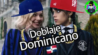 Wednesday Addams dominicanos🇩🇴||merlina la Sanjuanera🤣||Doblaje Dominicano🇩🇴/LocotronRD