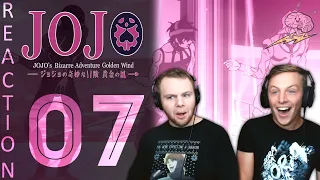 SOS Bros React - JoJo's Bizarre Adventure Part 5 Episode 7 - Jobros Torture Dance!