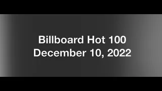 Billboard Hot 100- December 10, 2022