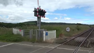 156475 at Battersby level crossing