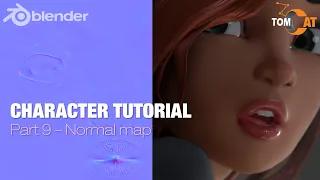 Blender Complete Character Tutorial - Part9 - Normal Map -  (v2)