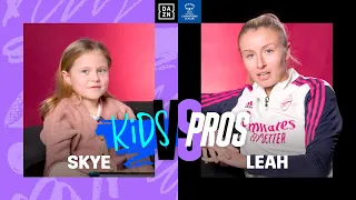 Kids vs. Pros: Leah Williamson Gets Grilled By Skye 😂