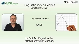 SYN_211 - Linguistic Video Scribes - Constituent Analysis: The AdvP