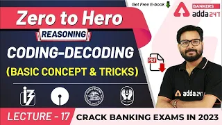 Coding Decoding Basic Concept and Reasoning Tricks | Adda247 Banking Classes | Lec #17