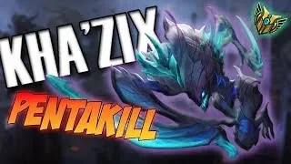 Kha'Zix 1v5 Pentakill!(Diamond 2)