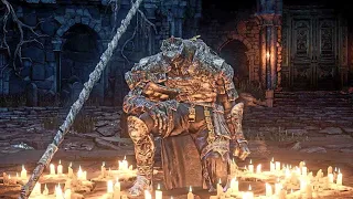 Чемпион Гундир без урона. Перс без прокачки. Dark Souls 3.