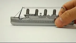 METAL TITANIC MODEL   nano puzzle