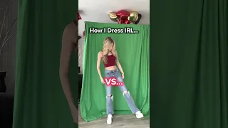 How I DRESS IRL VS. ROBLOX.....