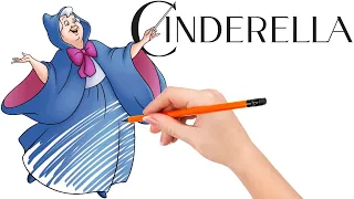 How to draw Fairy Godmother from Cinderella