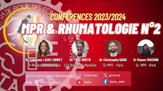 Conférence 2023/2024 - MPR & Rhumatologie n°2