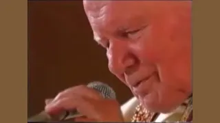 «It is Jesus that you seek…» Beautiful message from John Paul II (Tor Vergata, WYD Rome 2000)