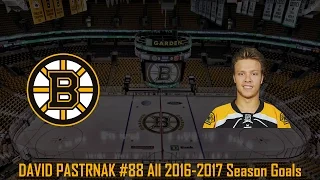 David Pastrnak - NHL Season 2016/2017 (All Goals)