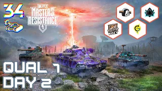 Blitz Masters Resistance NA Qualifiers - Qual 1, Day 2 || World of Tanks Blitz Winter 2024