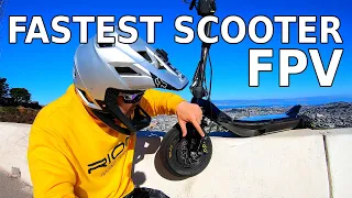 RION RE100 Electric Scooter First Look & FPV Test Ride