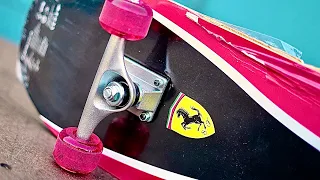 DON'T BREAK THE FERRARI SKATEBOARD!