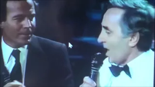 JULIO IGLESIAS Y CHARLES  AZNAVOUR