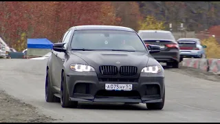 Как по идее должен ехать настоящий BMW.  X6M 724 hp.