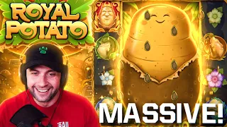 This is my NEW FAVOURITE SLOT.. ROYAL POTATO IS INSANE!! (Bonus Buys)